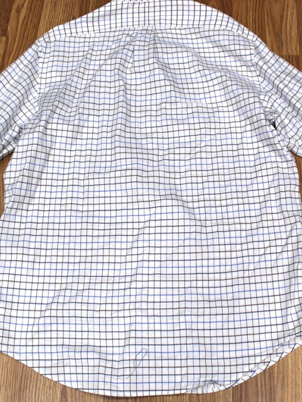POLO RALPH LAUREN REGULAR FIT 100% COTTON SHIRT WHITE, BLUE & TAUPE MEDIUM, M - Picture 4 of 4
